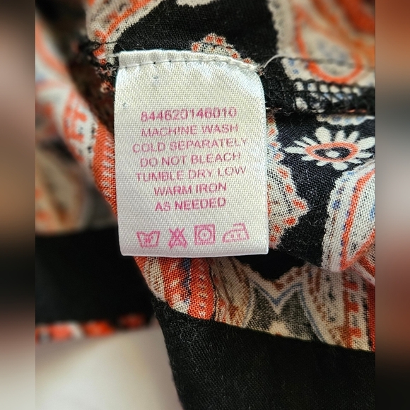 Up By Ultra Junior Pink Blue & Pink Floral Tank Top And Short Romper Size Large - Picture 6 of 12